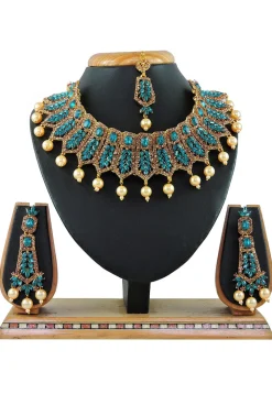 Stone Studded Choker Necklace Set