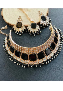 Stone Studded Choker Necklace Set