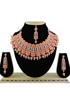 Stone Studded Choker Necklace Set