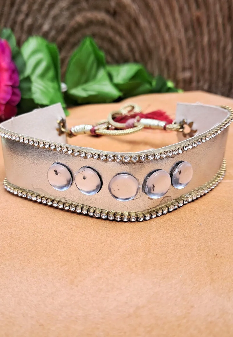 Stone Studded Choker Necklace