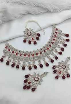 Stone Studded Choker Necklace Set