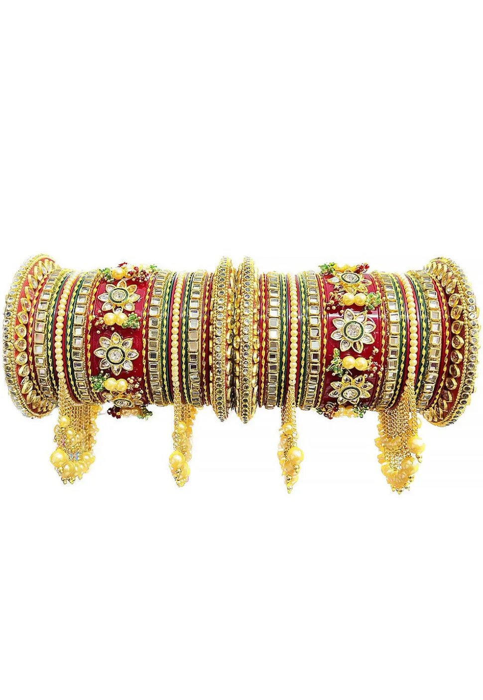 Stone Studded Choora Set