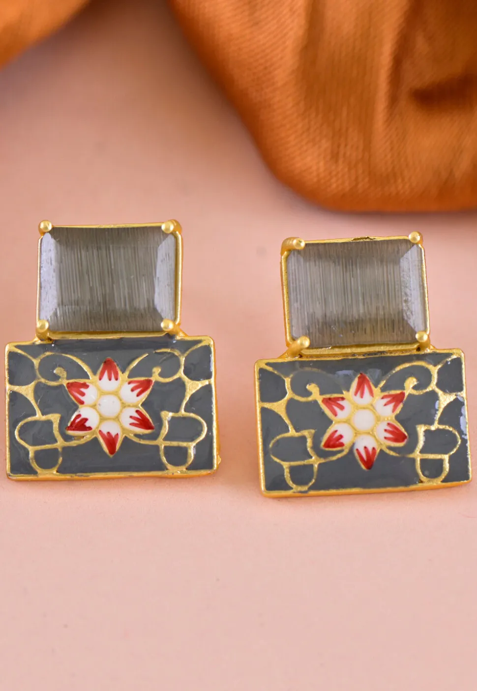 Stone Studded Earrings