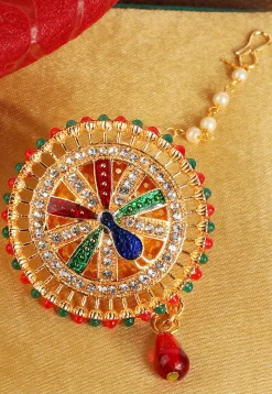 Stone Studded Maang Tikka