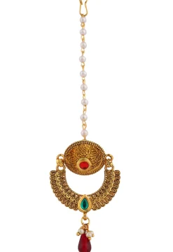 Stone Studded Maang Tikka