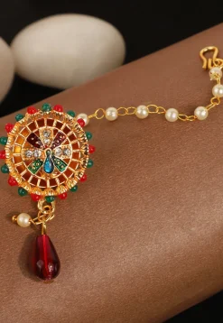 Stone Studded Maang Tikka