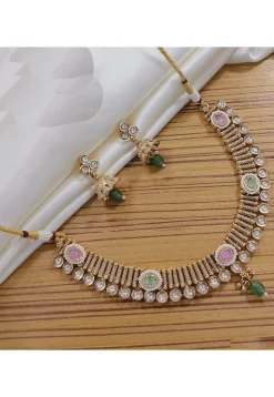 Stone Studded Necklace Set