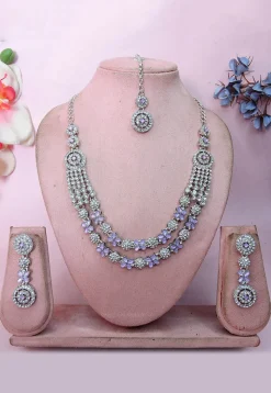 Stone Studded Necklace Set