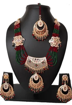 Stone Studded Necklace Set