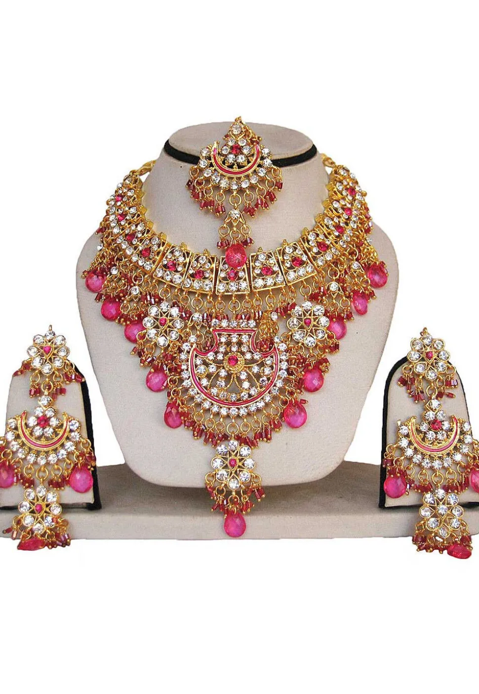 Stone Studded Necklace Set