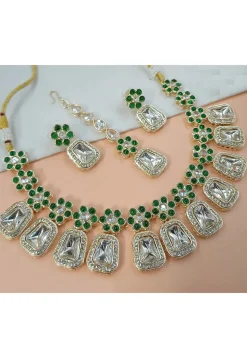 Stone Studded Necklace Set
