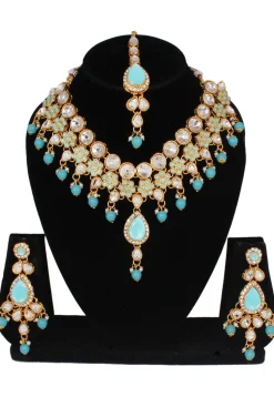 Stone Studded Necklace Set