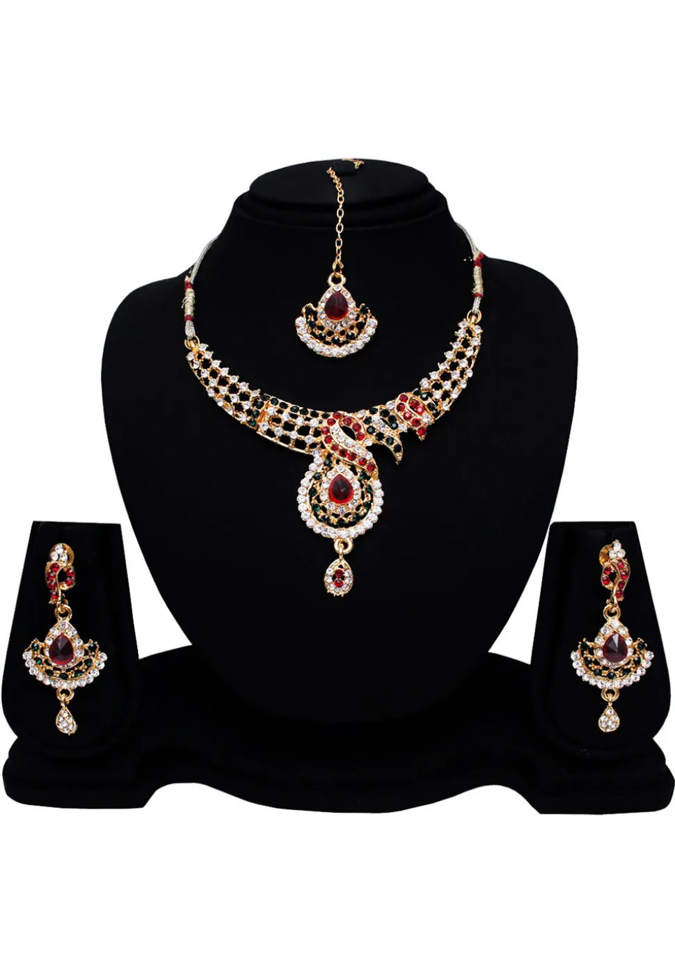 Stone Studded Necklace Set