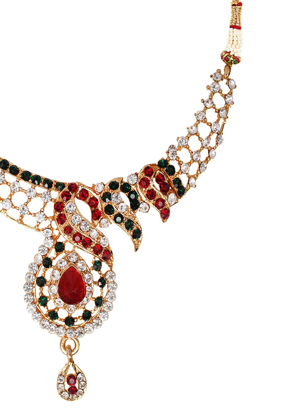 Stone Studded Necklace Set