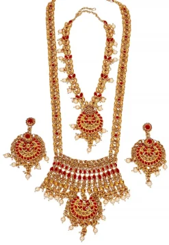 Stone Studded Necklace Set