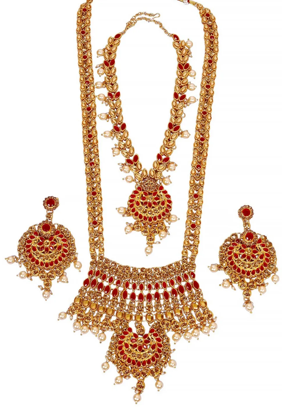 Stone Studded Necklace Set