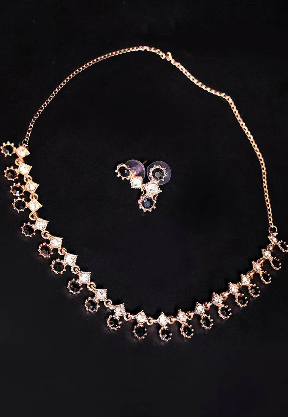 Stone Studded Necklace Set