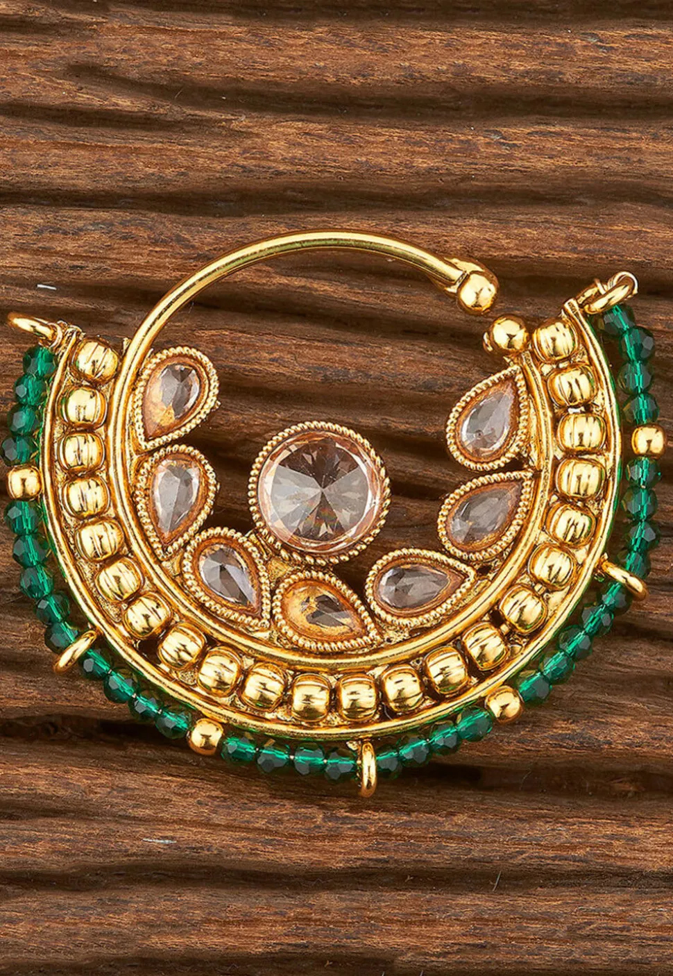 Stone Studded Nose Ring