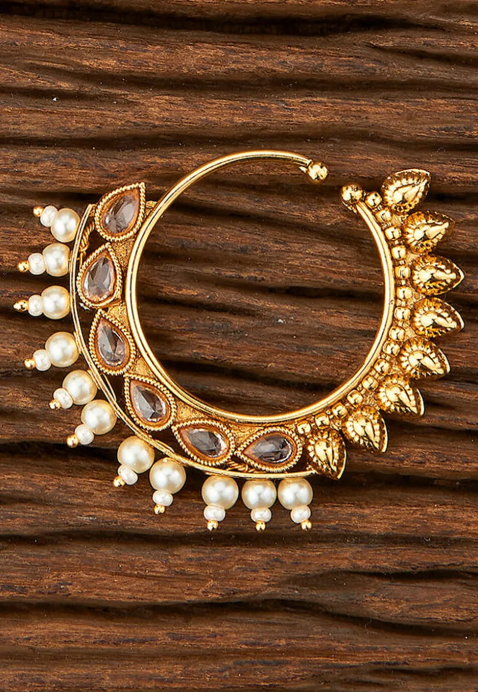 Stone Studded Nose Ring