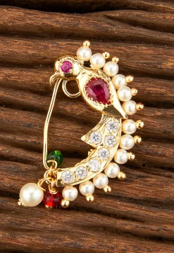 Stone Studded Nose Ring