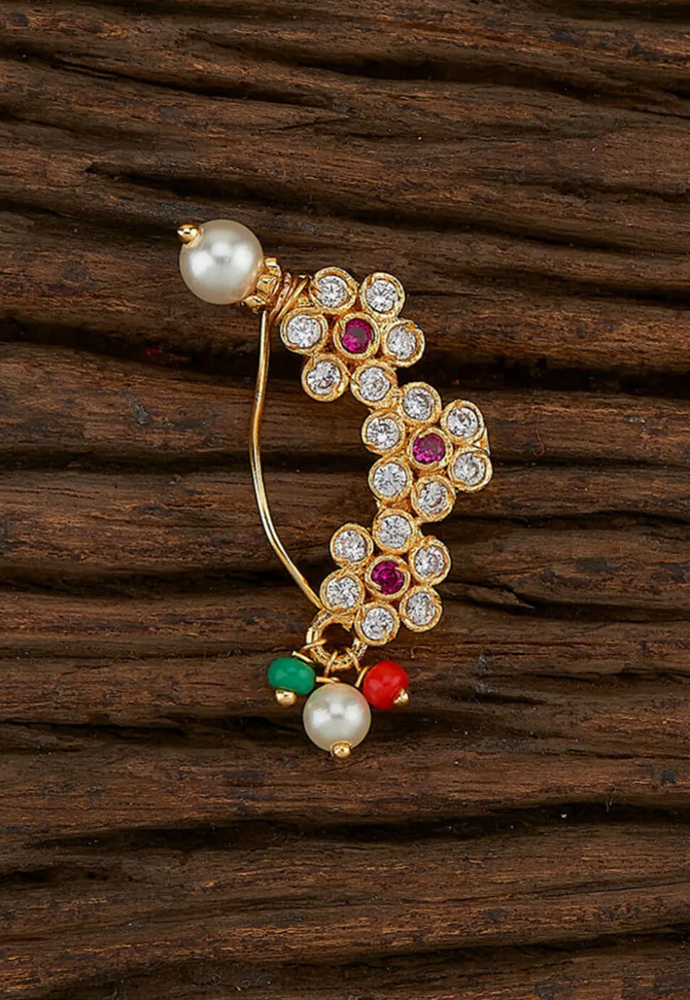 Stone Studded Nose Ring
