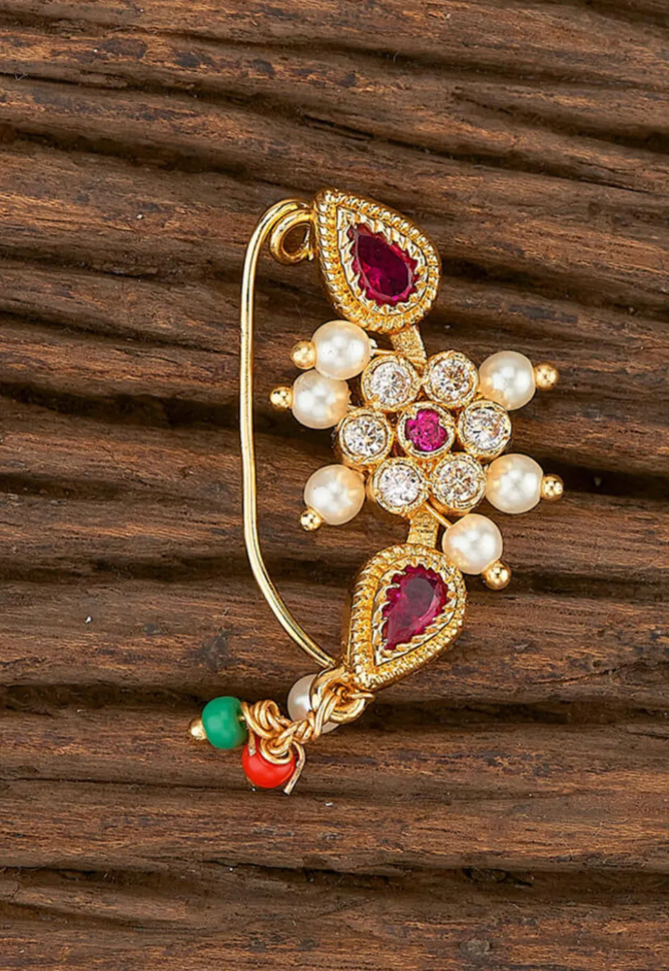 Stone Studded Nose Ring