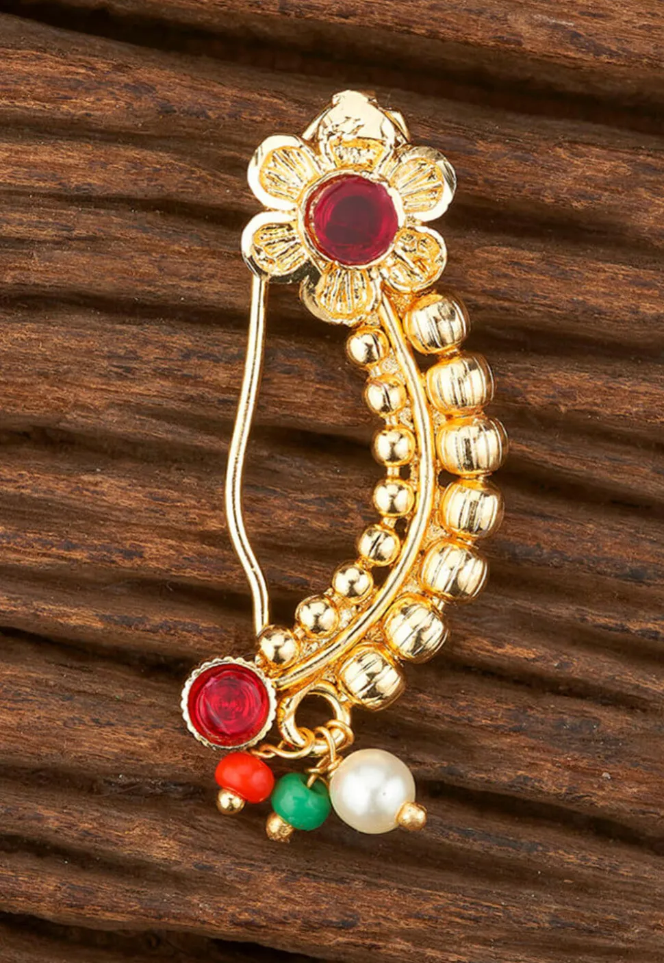 Stone Studded Nose Ring