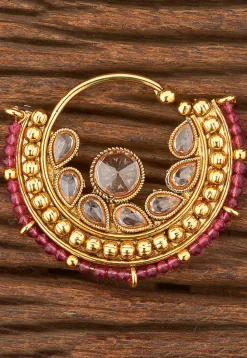 Stone Studded Nose Ring