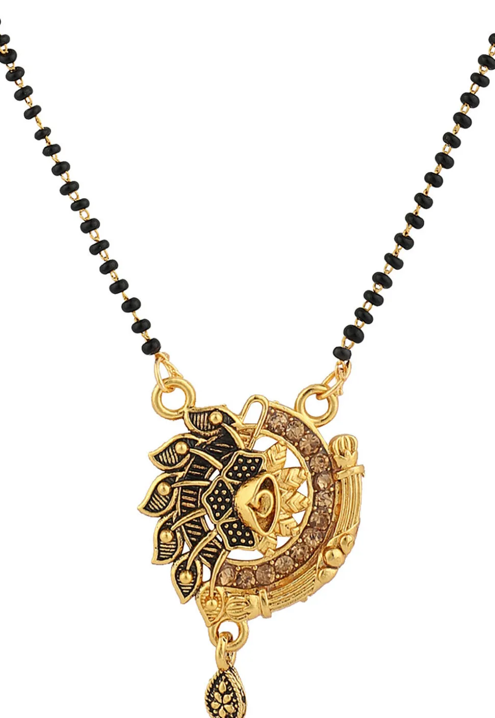 Stone Studded Oxidised Mangalsutra