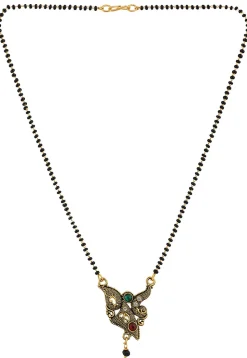Stone Studded Oxidised Mangalsutra