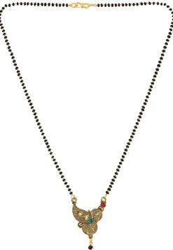 Stone Studded Oxidised Mangalsutra