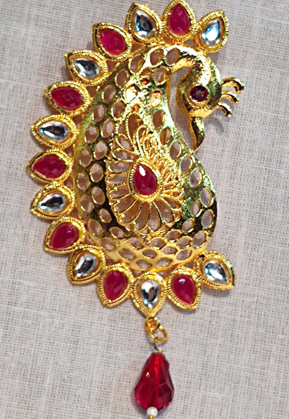 Stone Studded Peacock Style Kilangi