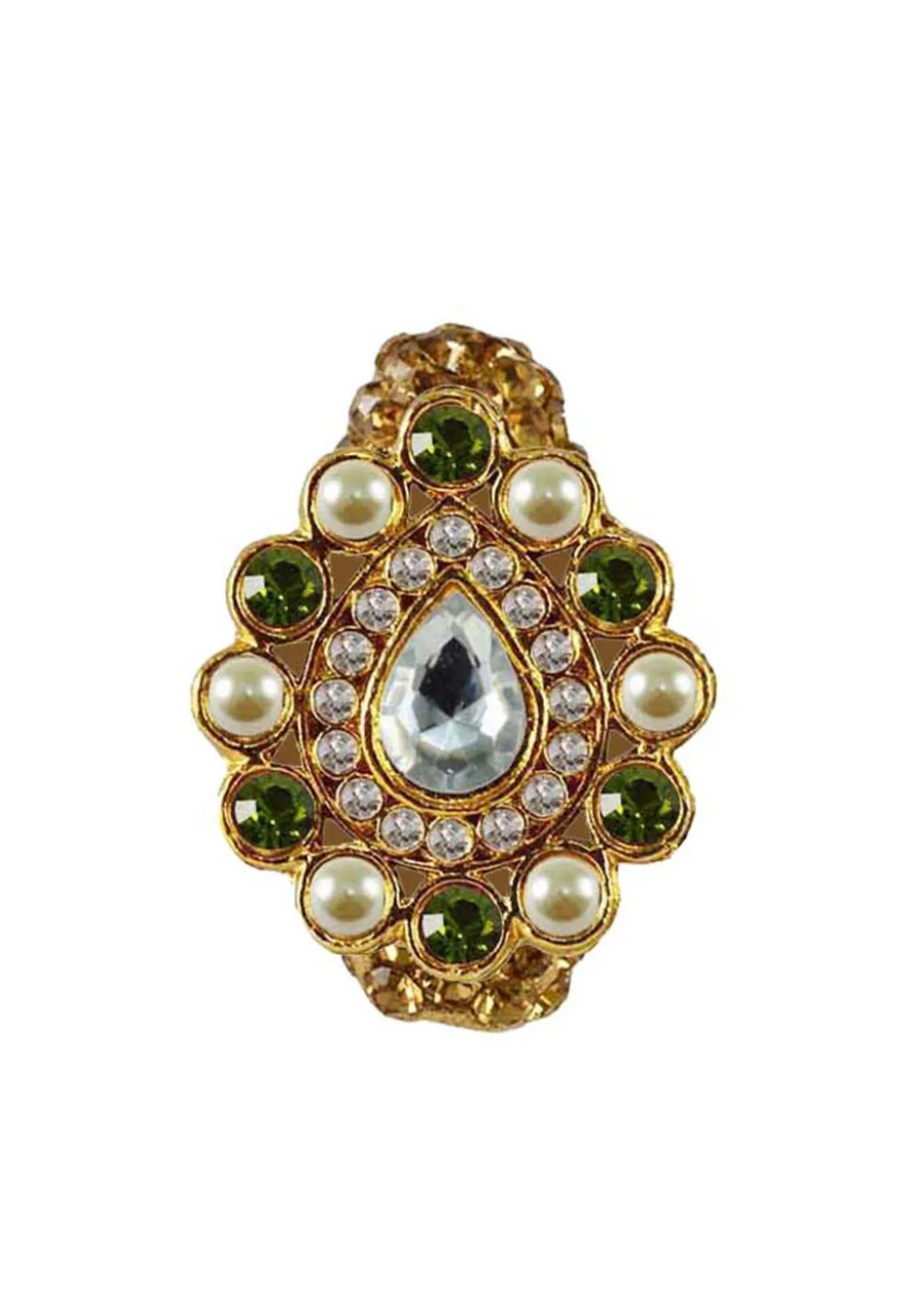 Stone Studded Saree Pin