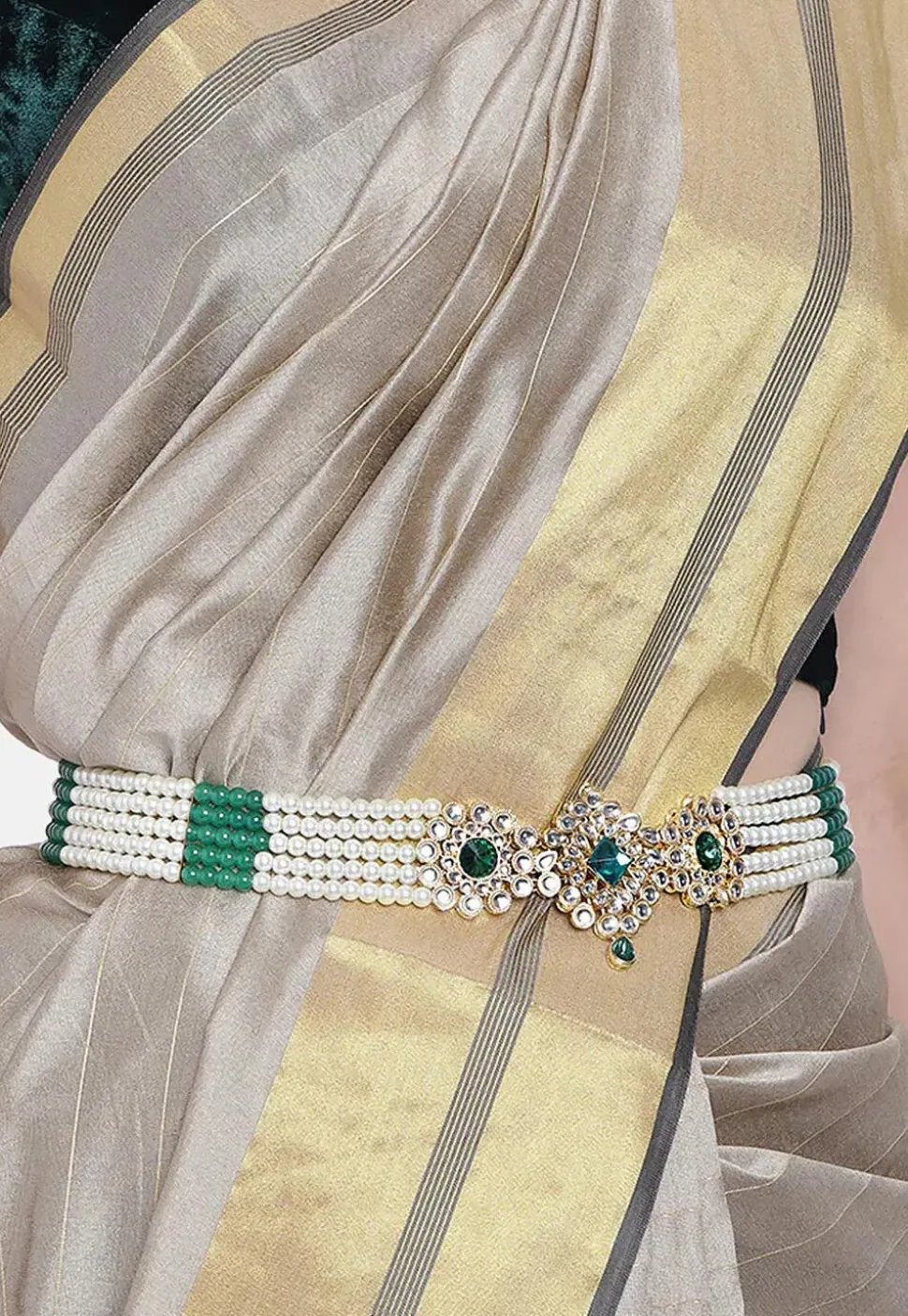 Stone Studded Waist Chain
