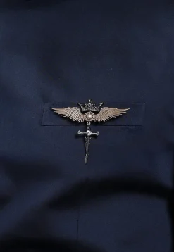 The Crowned Phoenix Metallic Brooch