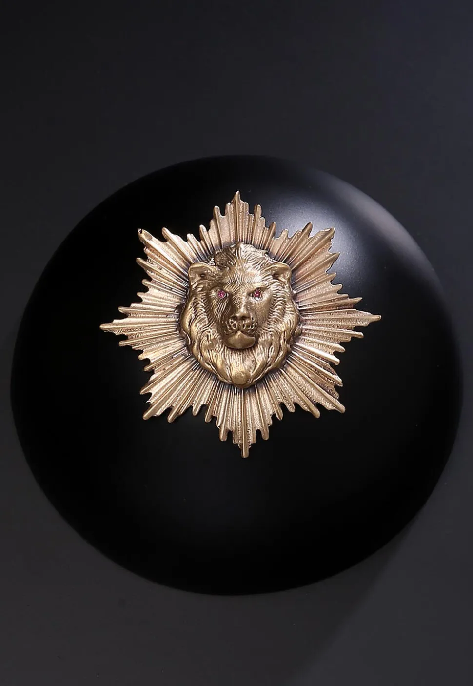 The Lion Power Metallic Brooch