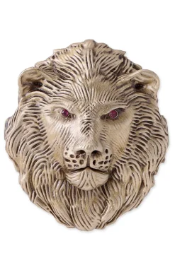 The Lion-King Metallic Brooch