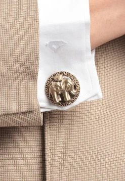 The Royal Majesty Metallic Cufflink Pair