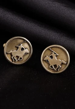 Warrior Metallic Cufflink Pair