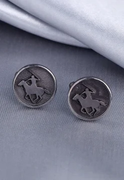 Warrior Metallic Cufflink Pair