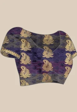 Woven Bangalore Silk Saree in Multicolor