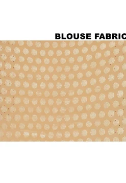 Woven Chiffon Saree in Beige