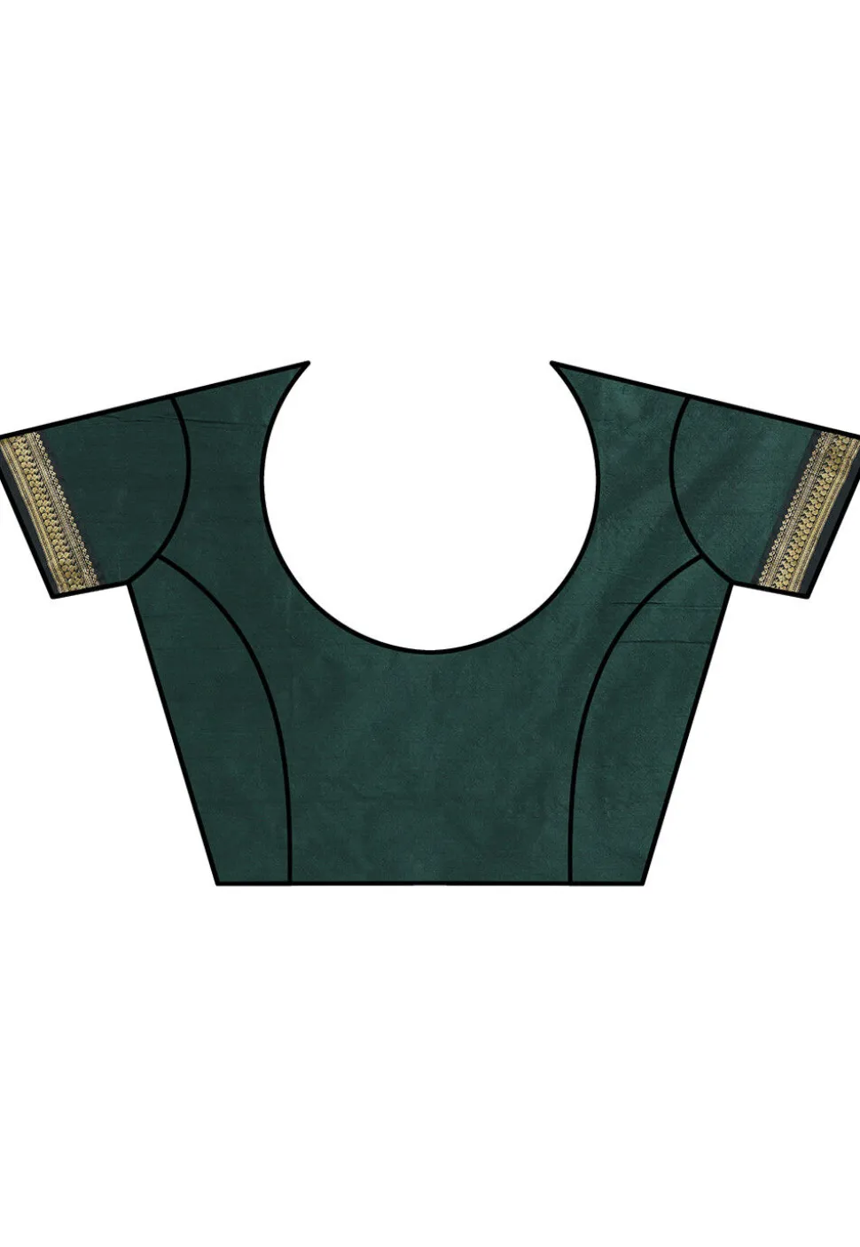 Woven Cotton Saree in Dusty Green