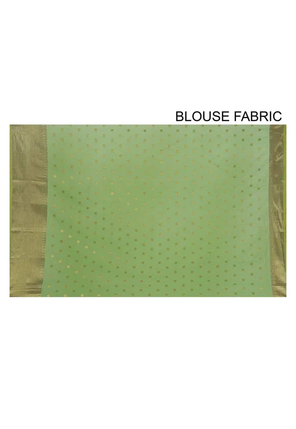Woven Cotton Silk Saree in Light Green