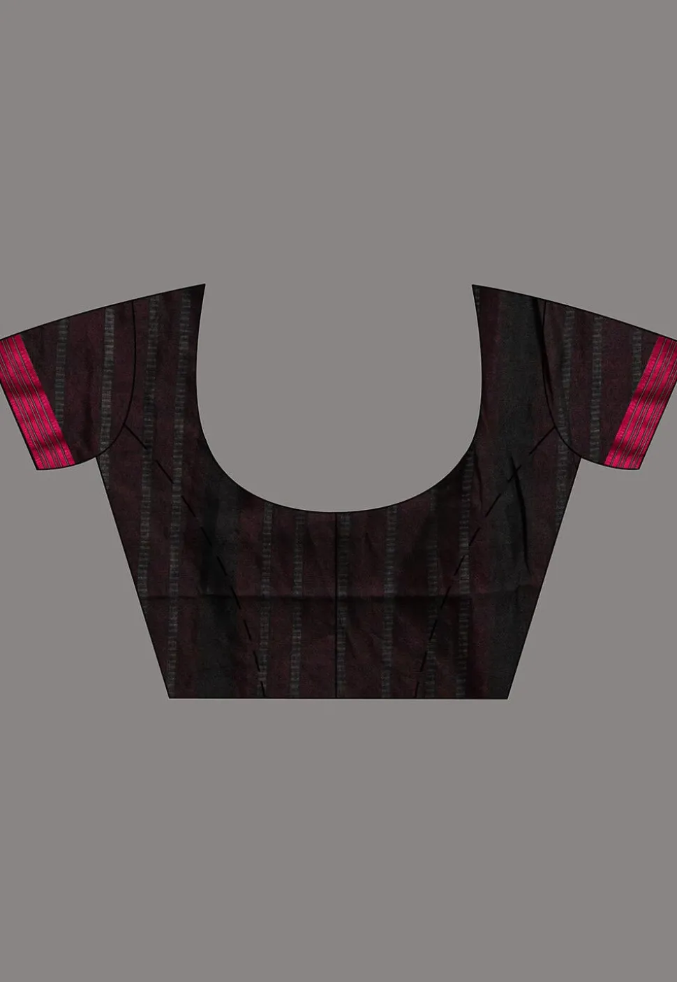 Woven Pure Cotton Saree in Black