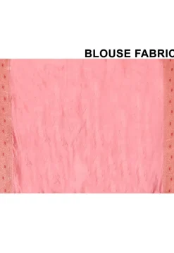 Woven Pure Dupion Silk Saree in Pink