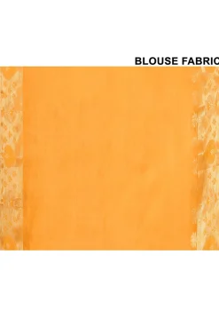 Woven Pure Silk Saree in Yellow