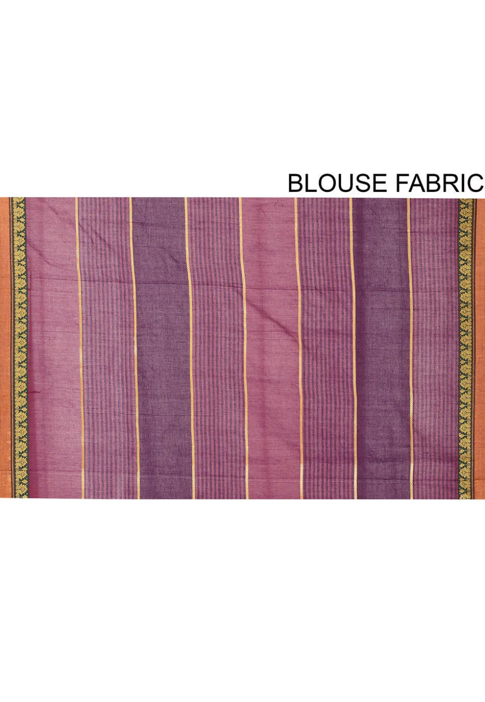 Woven South Cotton Saree in Maroon and Navy Blue