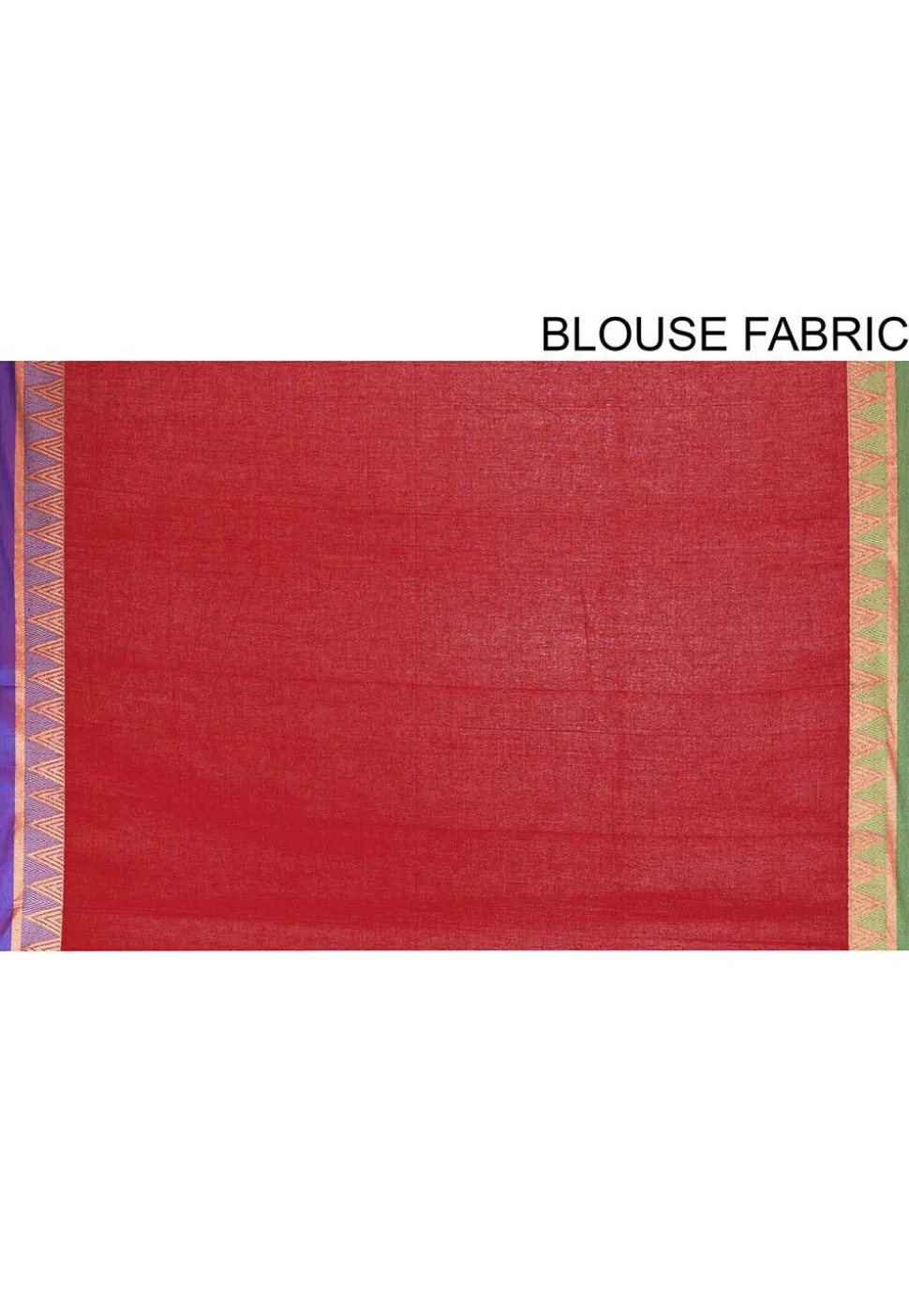 Woven South Cotton Saree in Red