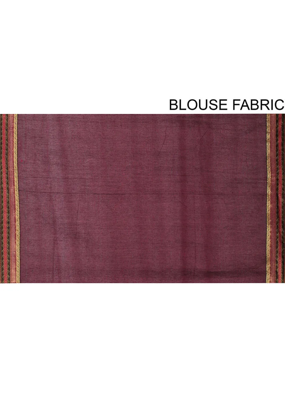 Woven South Cotton Saree in Maroon